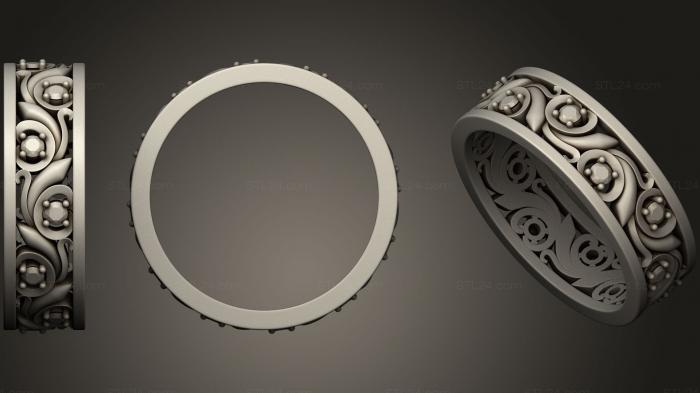 Ювелирные перстни и кольца (Кольцо 3, JVLRP_0483) 3D модель для ЧПУ станка